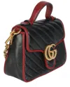 Gucci Gg Marmont Shoulder Bag In Black