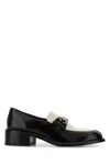 Gucci Two-tone Leather Loafers With Horsebit In Black