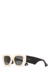 Gucci Blackwhite Square Logo Sunglasses