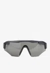 Gucci Blade Rectangular Sunglasses In Black