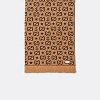 Gucci Blankets Multicolor Uni In Brown,black