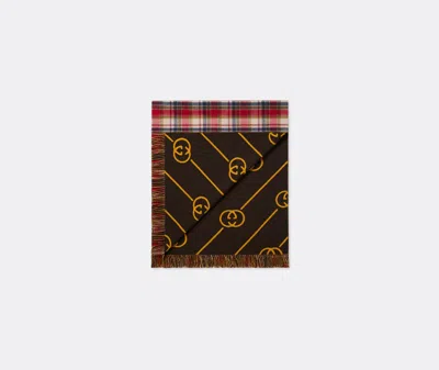 Gucci Blanket In Red, Ivory