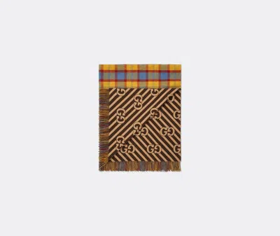 Gucci Blankets Yellow In Yellow, Multicolor