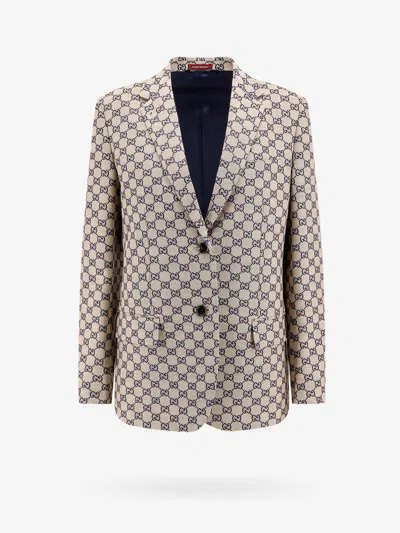 Gucci Blazer In Neutrals