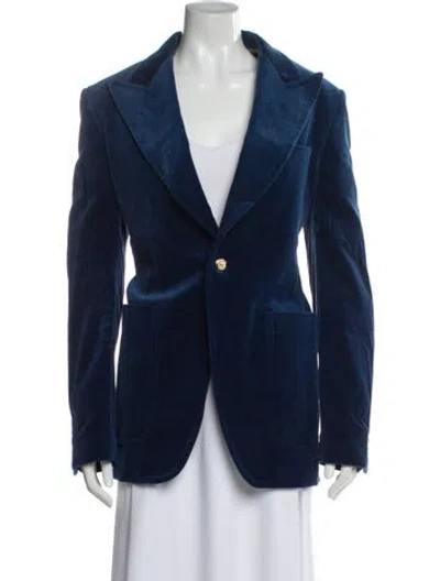 Pre-owned Gucci Blazer In Blue