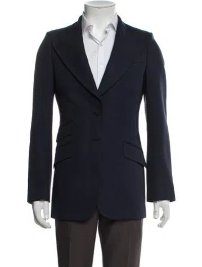 Pre-owned Gucci Blazer In Blue