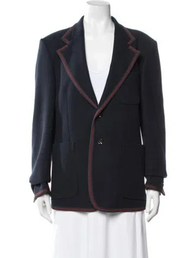 Pre-owned Gucci Blazer In Blue