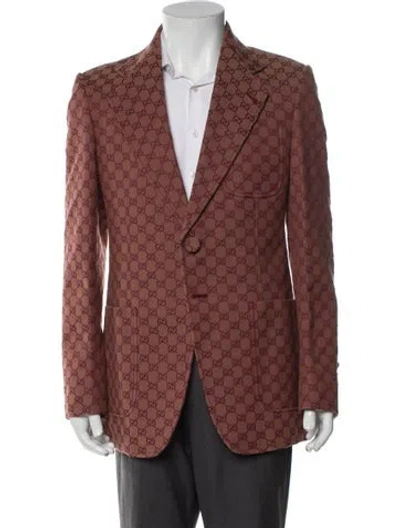 Pre-owned Gucci Blazer In Red