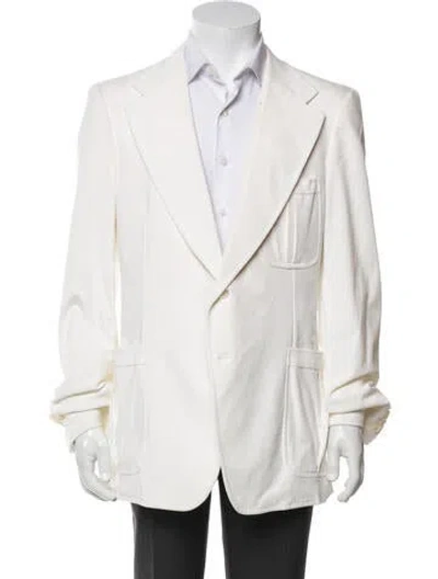 Pre-owned Gucci Blazer In White