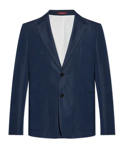 Gucci Blazer With Open Lapels In Blue