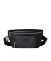 Gucci Small Gg Belt Bag With Tag In Black