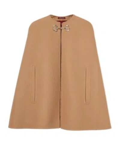 Gucci Blended Cape In Nude | ModeSens