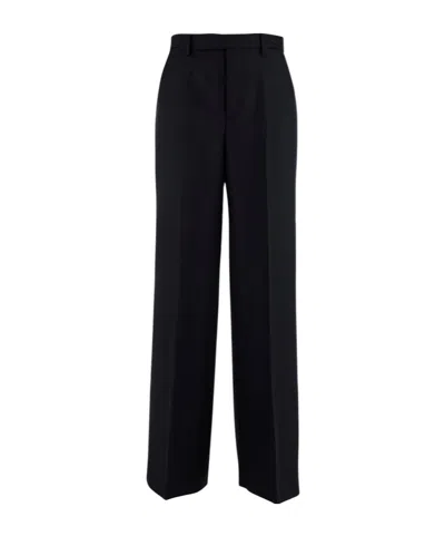 Gucci Blended Casual Pants In Black  