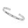GUCCI GUCCI "BLIND FOR LOVE" BRACELET IN SILVER
