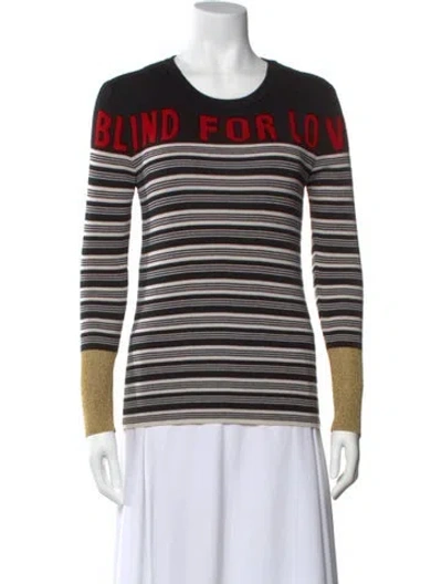 Pre-owned Gucci Blind For Love Cashmere Sweater