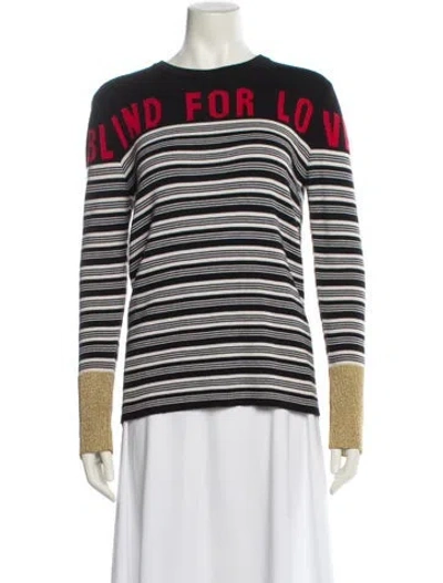 Pre-owned Gucci Blind For Love Cashmere Sweater In Multi