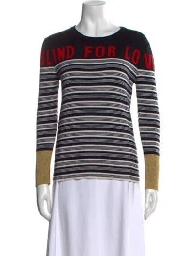 Pre-owned Gucci Blind For Love Cashmere Sweater In Multi
