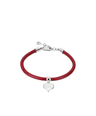 Gucci Blind For Love Charm Bracelet In Red