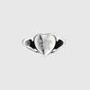 Gucci Blind For Love Ring In Silver