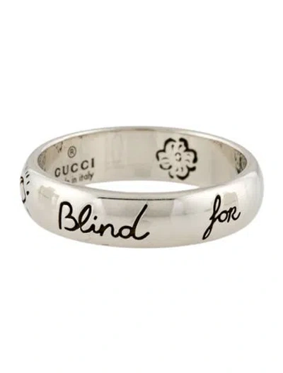 Pre-owned Gucci 'blind For Love' Ring In Multi