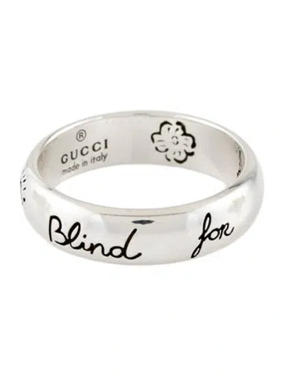 Pre-owned Gucci 'blind For Love' Ring In Multi