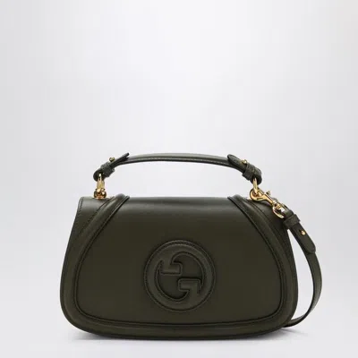 Gucci Small Blondie Leather Crossbody Bag In Green