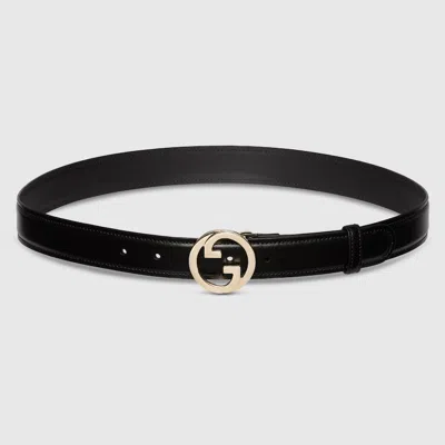 Gucci Marmont Gg Belt In Black