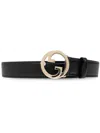 Gucci Blondie Belt Hardware Smooth Finish 3cm In Black