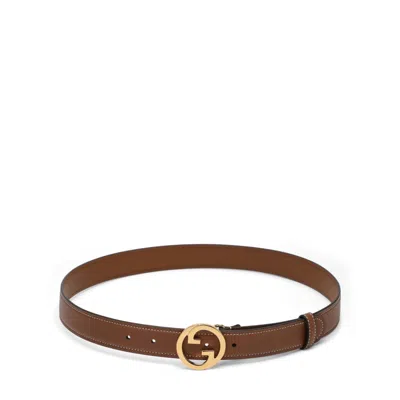 Gucci Blondie Belt In Brown