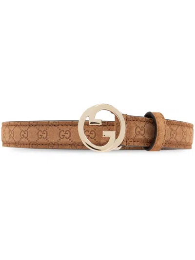 Gucci Blondie Belt In Brown