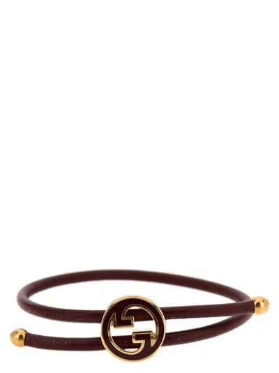 Gucci Blondie Bracelet In Burgundy