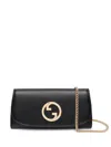 Gucci Logo-plaque Leather Wallet In Black