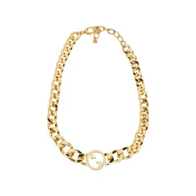Gucci ' Blondie' Chain Necklace In Gold