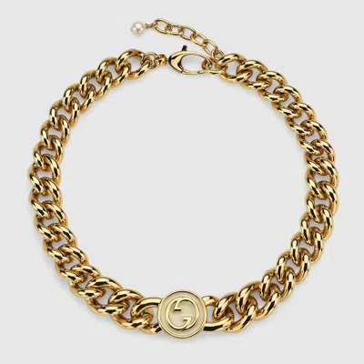 Gucci Blondie Chain Necklace In Gold
