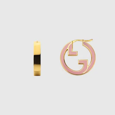 Gucci Blondie Hoop Earrings In Gold