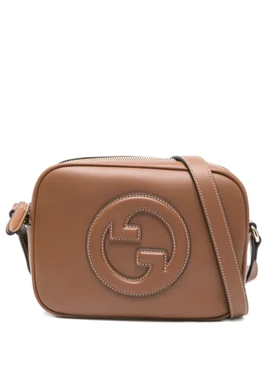 Gucci Blondie Cross Body Bag In Brown