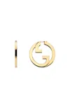 Gucci Blondie Cut-out Hoop Earrings In Gold