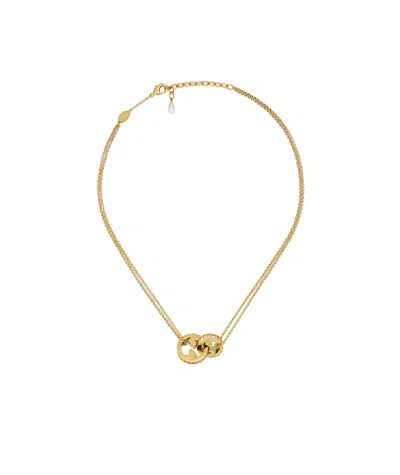 Gucci Blondie Double Chain Necklace In Gold