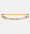 Gucci Blondie Embellished Gold-plated Choker In Gold