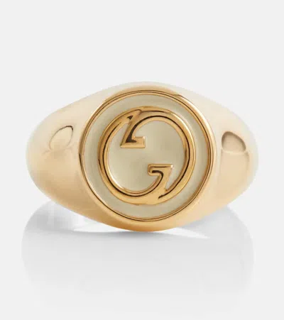 Gucci Blondie Enamel Ring In Gold