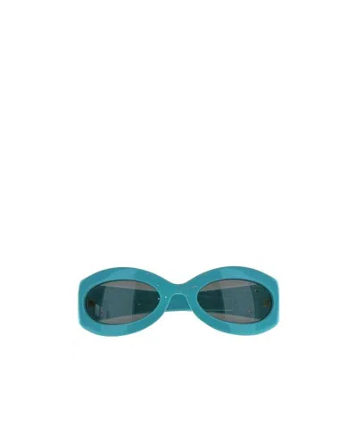 Gucci Blondie Geometric-frame Sunglasses In Blue