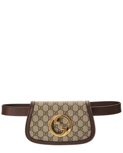 Gucci Blondie Gg Supreme Canvas & Leather Belt Bag