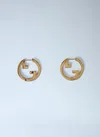 Gucci Women Blondie Hoop Earrings In Gold