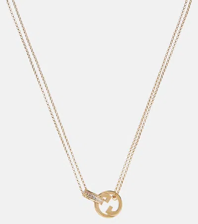 Gucci Blondie Interlocking G Necklace In Gold