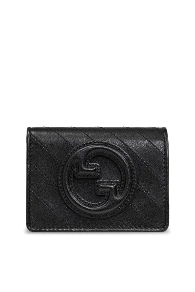Gucci Blondie Interlocking G Wallet In Black