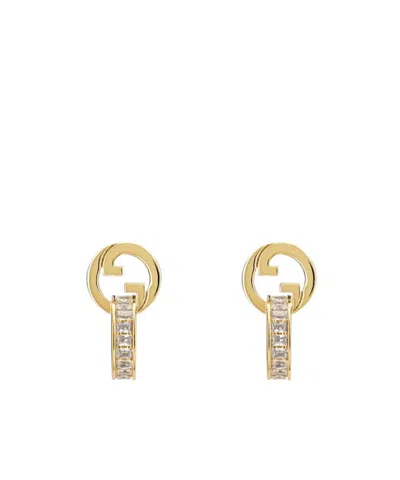 Gucci Blondie Intertwined Crystal Earrings