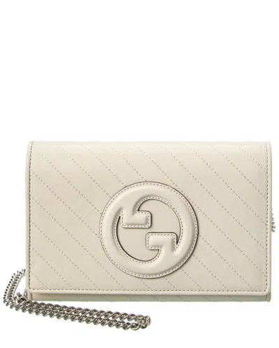 Gucci Blondie Leather Wallet On Chain