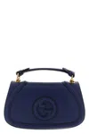 Gucci Womens Plastic Blu Blondie Medium Leather Top Handle Bag In Blue