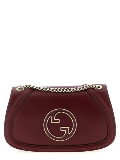 Gucci Blondie Medium Shoulder Bag In Red