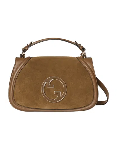 Gucci Blondie Medium Shoulder Bag In Brown